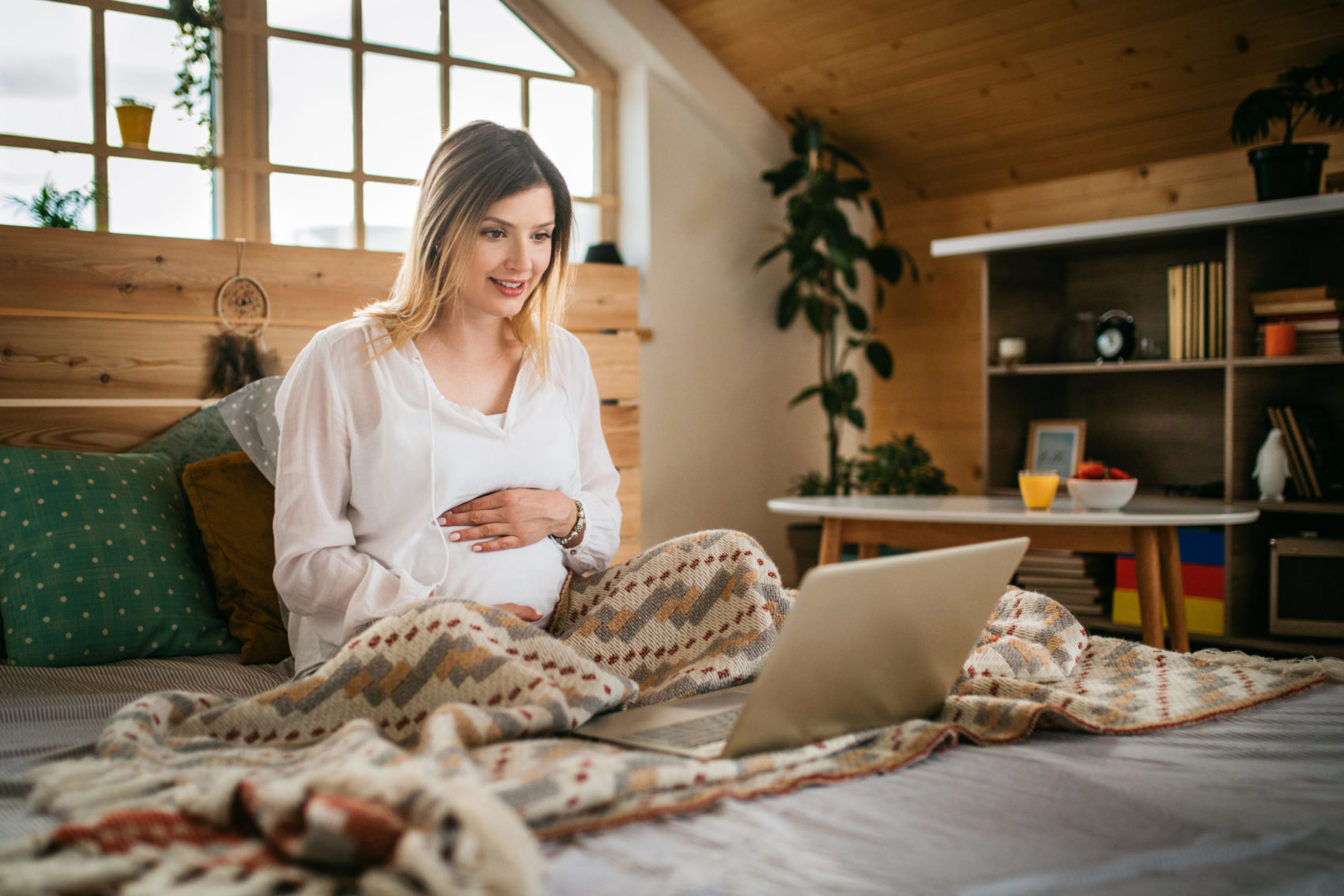 living room baby shower