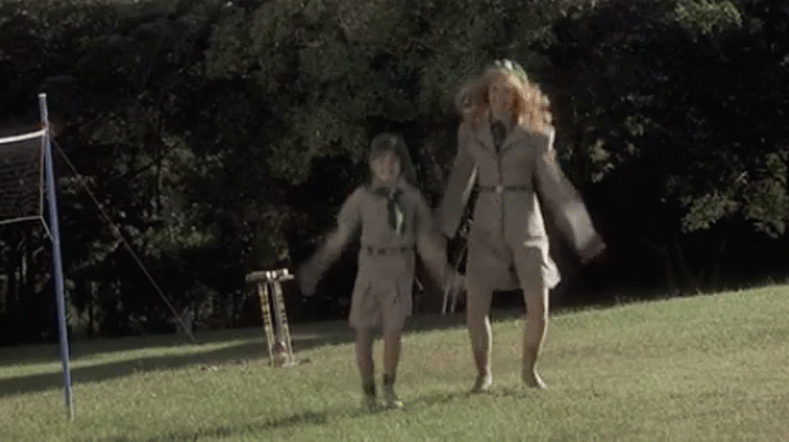 gif of mom and daughter having fun in the summer
