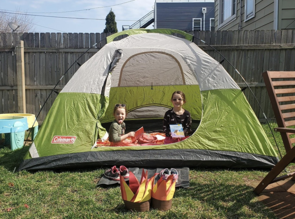 backyard camping