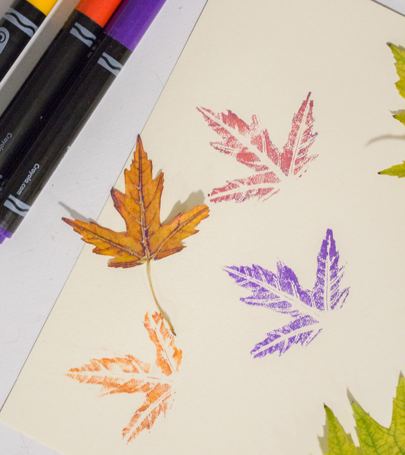 leaf stamps