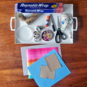 Supplies you need to make a DIY Kaleidoscope